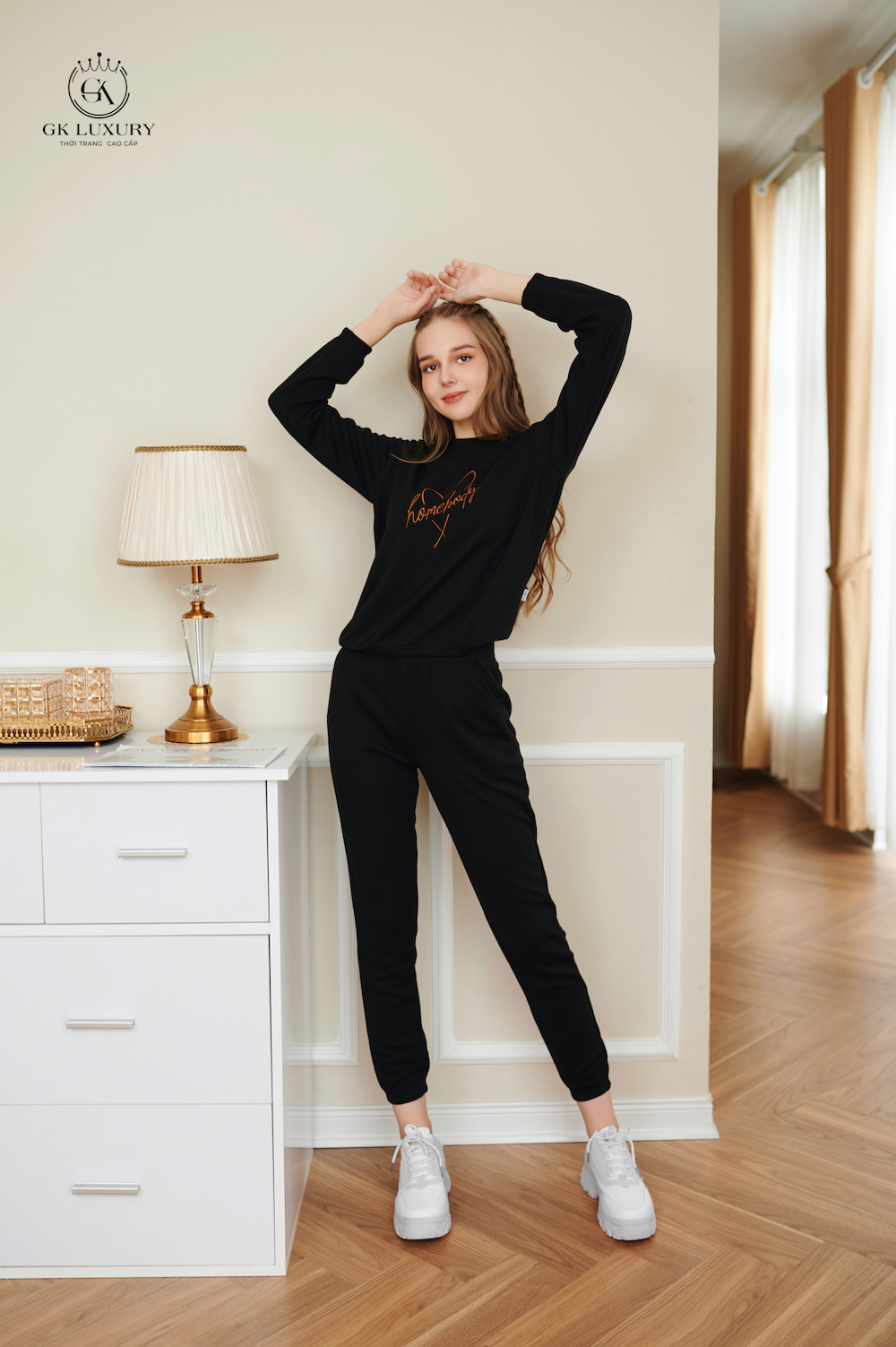 Bộ thun tổ ong dài tay GK66